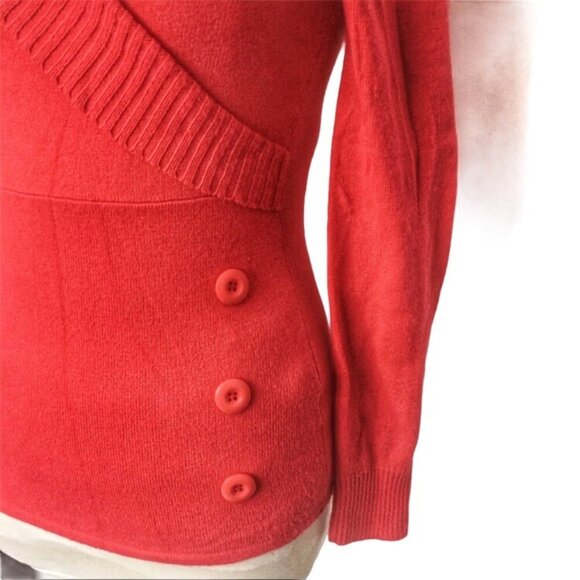 Twik Simons Shawl Collar fitted sweater M - Picture 6 of 9